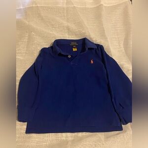Polo by Ralph Lauren Kids Royal Blue Long Sleeve Polo